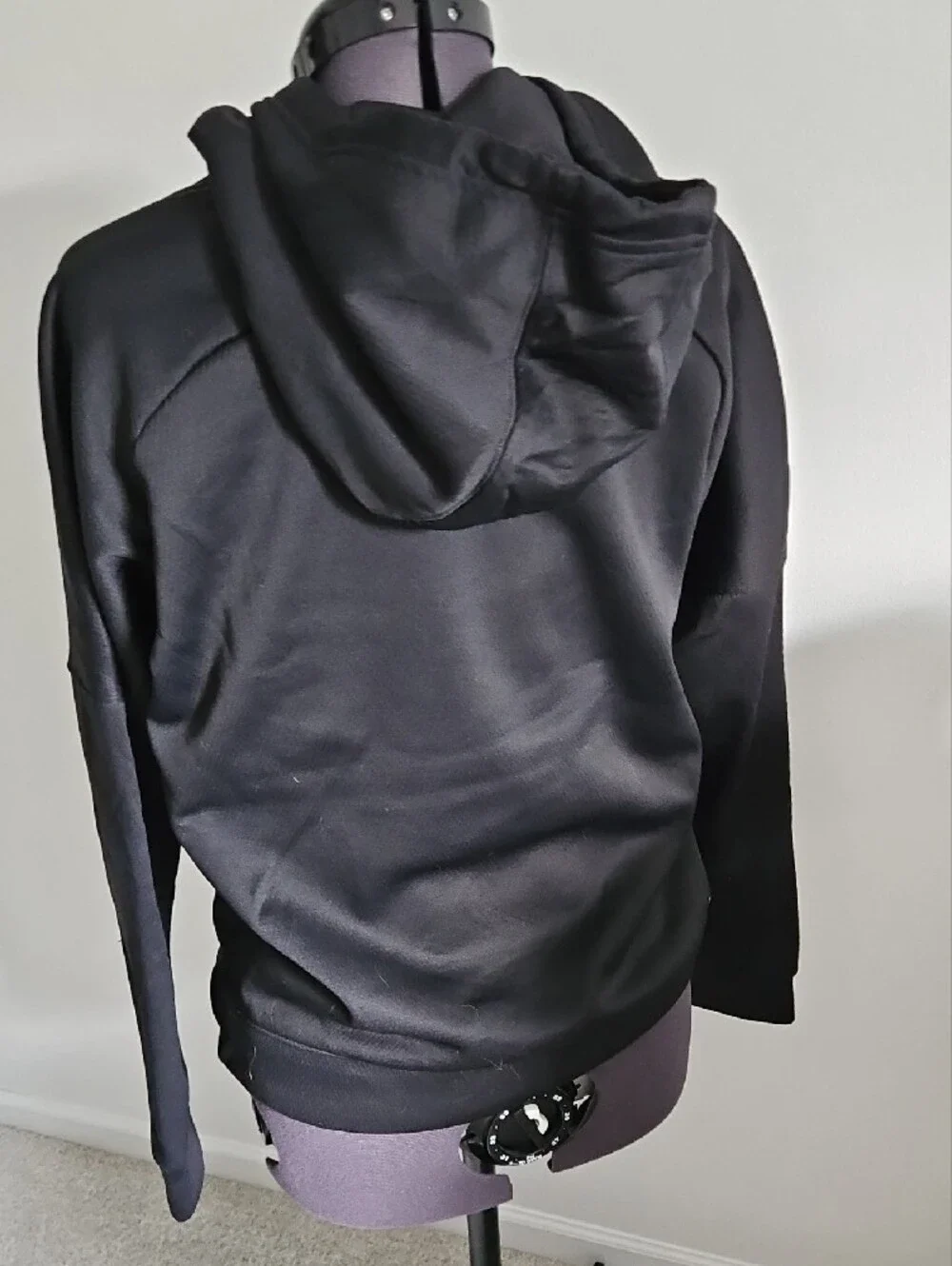adidas Black Pullover Hoodie with Red NC State Wolfpack